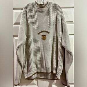 Vintage Weekends Sweater Adventure Men 3X Tall Beige Protect The Planet